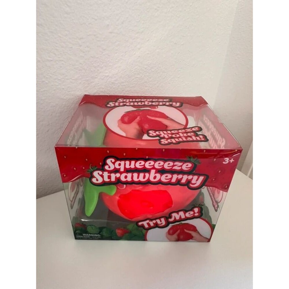 Sunny Days Jumbo Squeeeeze Strawberry Squishy Fidget